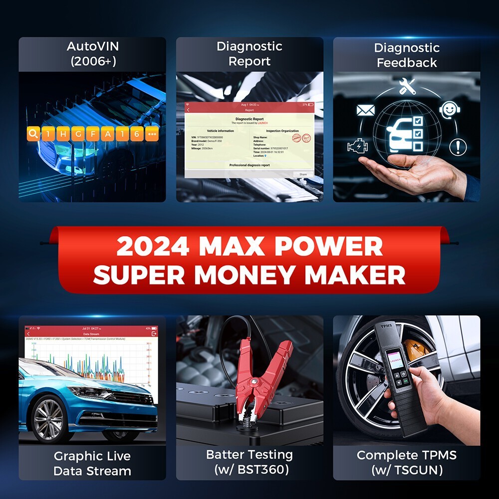 LAUNCH X431 CRP919X Lite Full Bidirectional Car Diagnostic Scanner Key Coding*