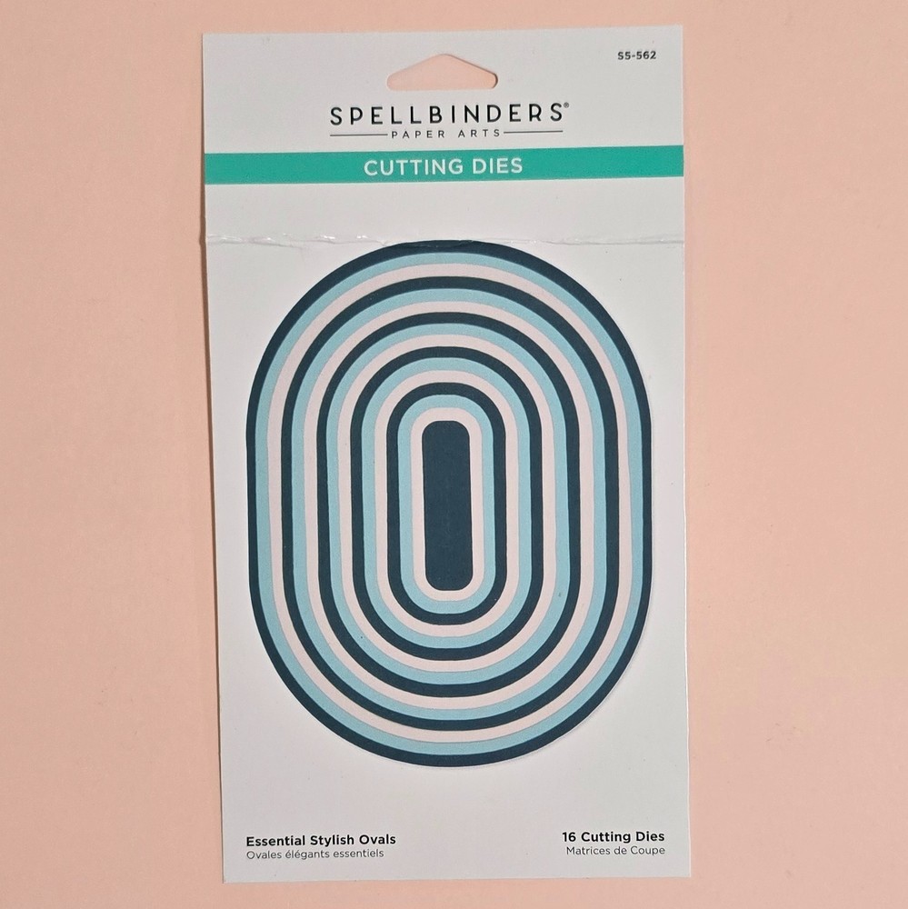 Spellbinders Essential Stylish Ovals S5-562 w/Magnetic Mat & Storage Envelope