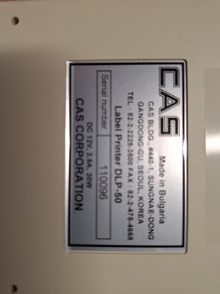 CAS DLP-50 Label Printer