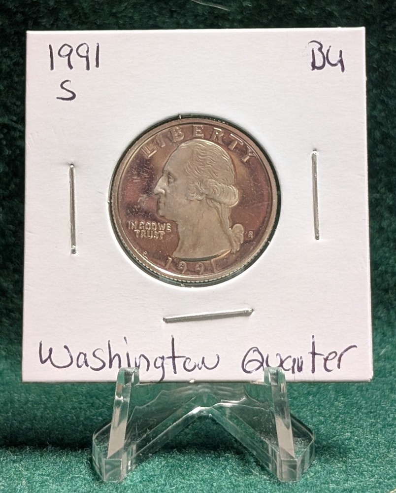 1991 S Washington Quarter Uncirculated Clad Proof