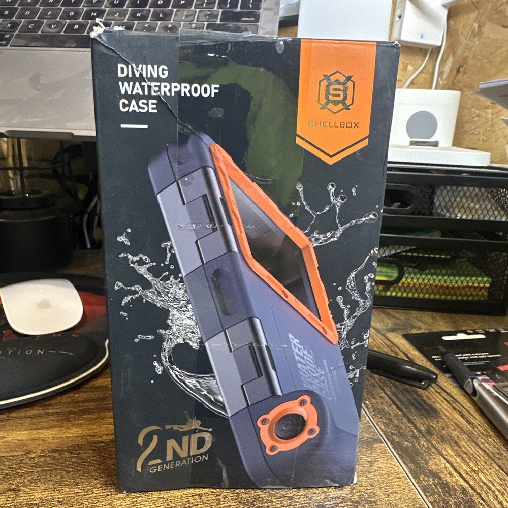 SHELLBOX DIVING WATERPROOF CASE     (PROFESSIONAL 2ND GEN) IPHONE AND SAMSUNG