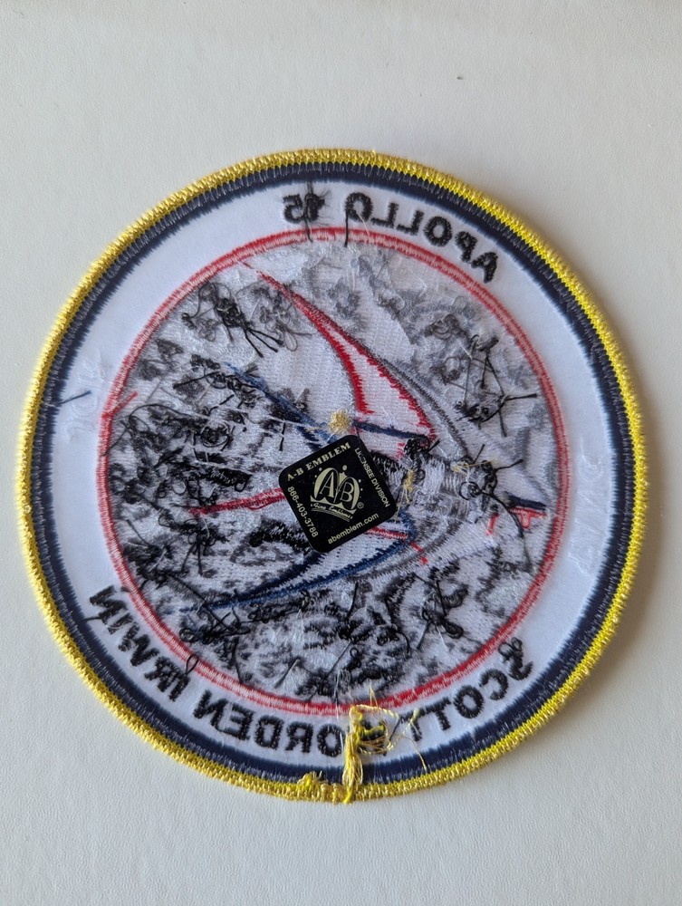 NASA Apollo 15 Commemorative 5" Patch AB Emblems