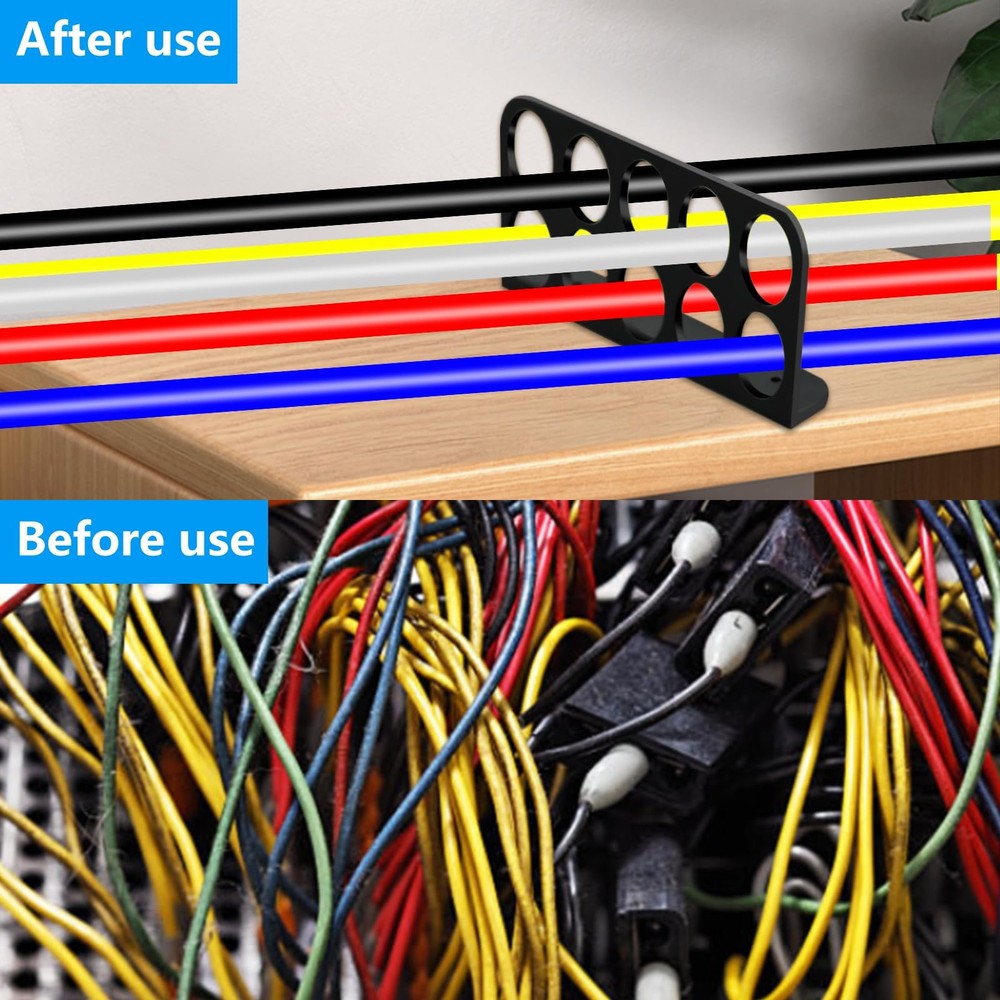 20Pack Cable Chase-Wire Bracket, Cable Support Wire Holder Bracket for NMB El...