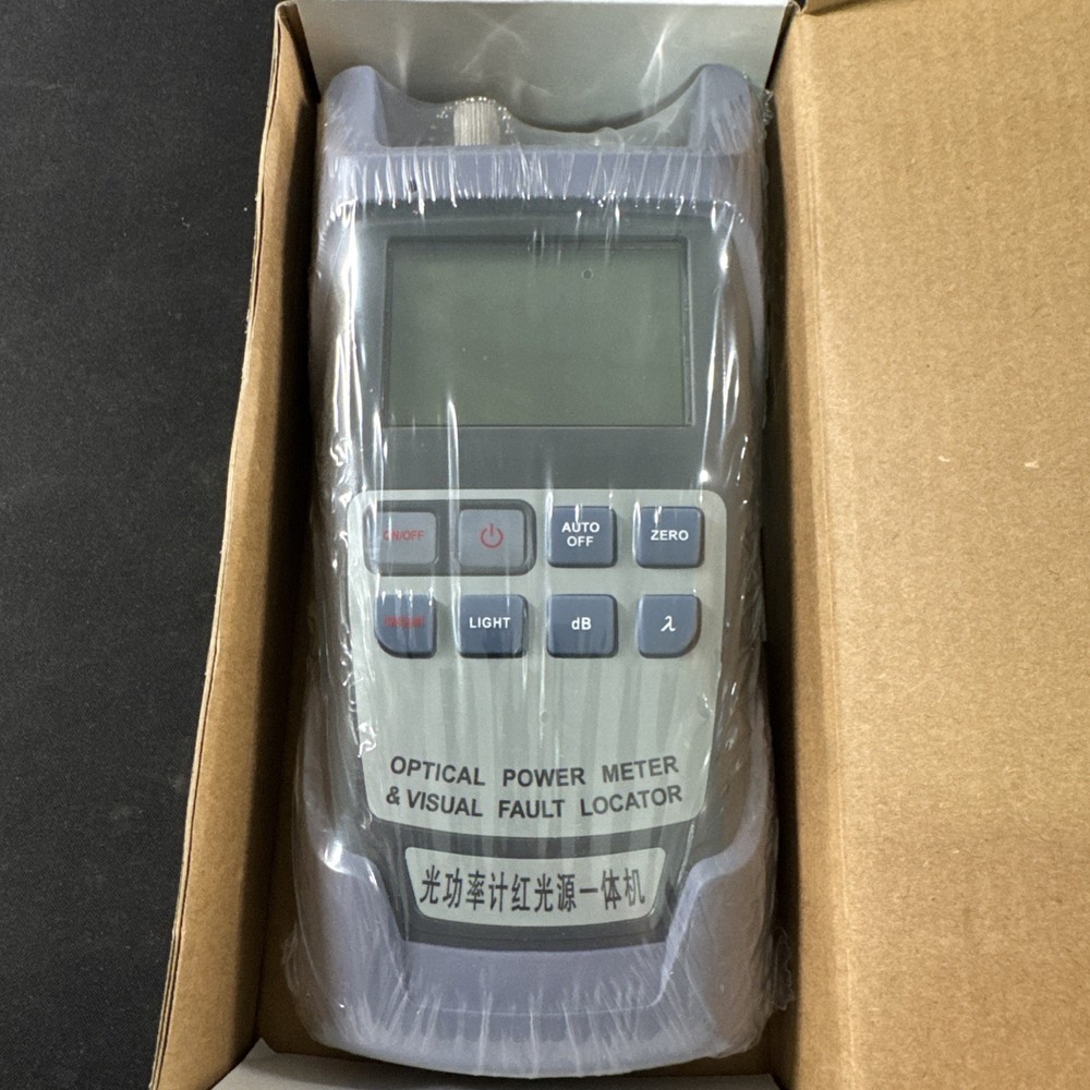 Portable  Fiber Optic Optical Power Meter Cable Tester Networks