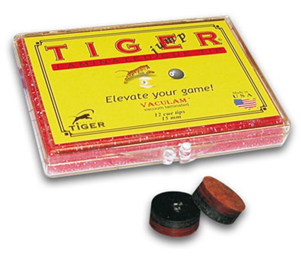 Tiger Jump/Break Tip 15mm Billiards Cue Tip