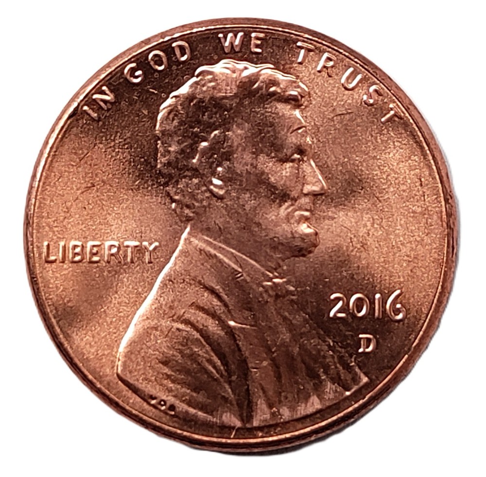 2016 D Lincoln Shield Cent  Uncirculated Penny