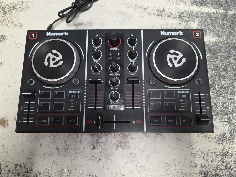 Numark Party Mix DJ Controller With Built-in Light Show