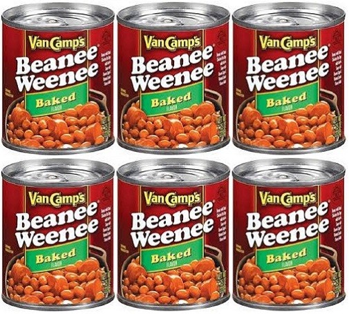 Van Camp's Beanee Weenee Baked 6 Can Pack