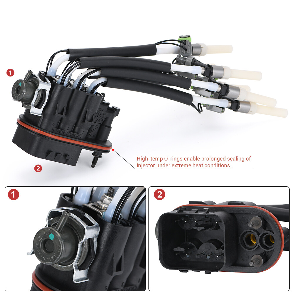 Fuel Spider 6 Injector Injection For Chevy GMC Pickup S10 V6 4.3L FJ503 89060439