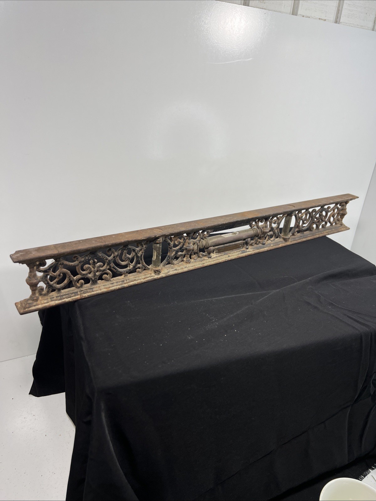 24" The Davis Level & Tool Co Cast Iron Level PAT May 29, 1877 1883 Ornate Old