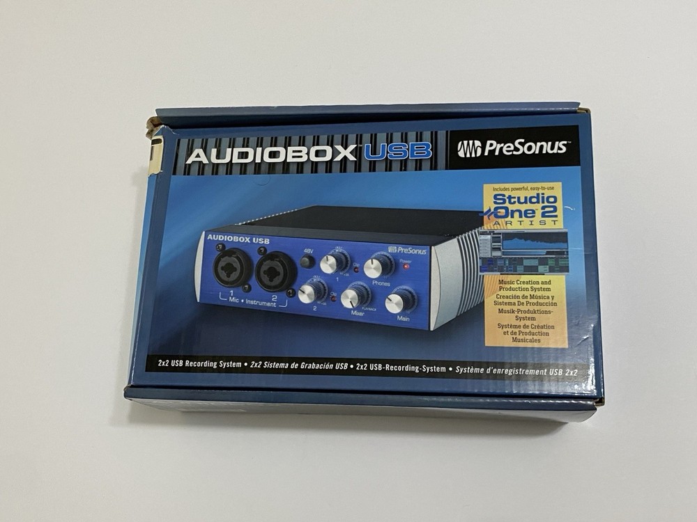 PreSonus AudioBox USB 2x2 Recording System MIDI Interface