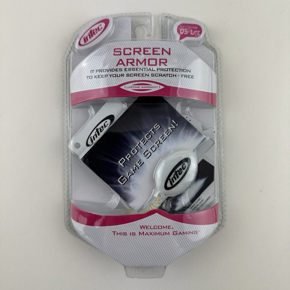 DS Lite Intec Screen Armor Screen Protector NEW FACTORY SEALED