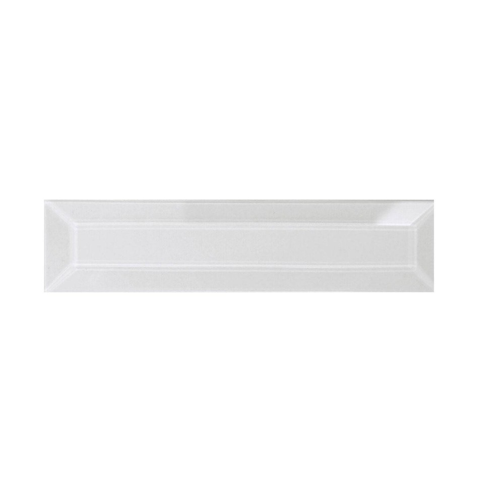 1.5"x 8" Clear Rectangle Glass Bevel 10Pack