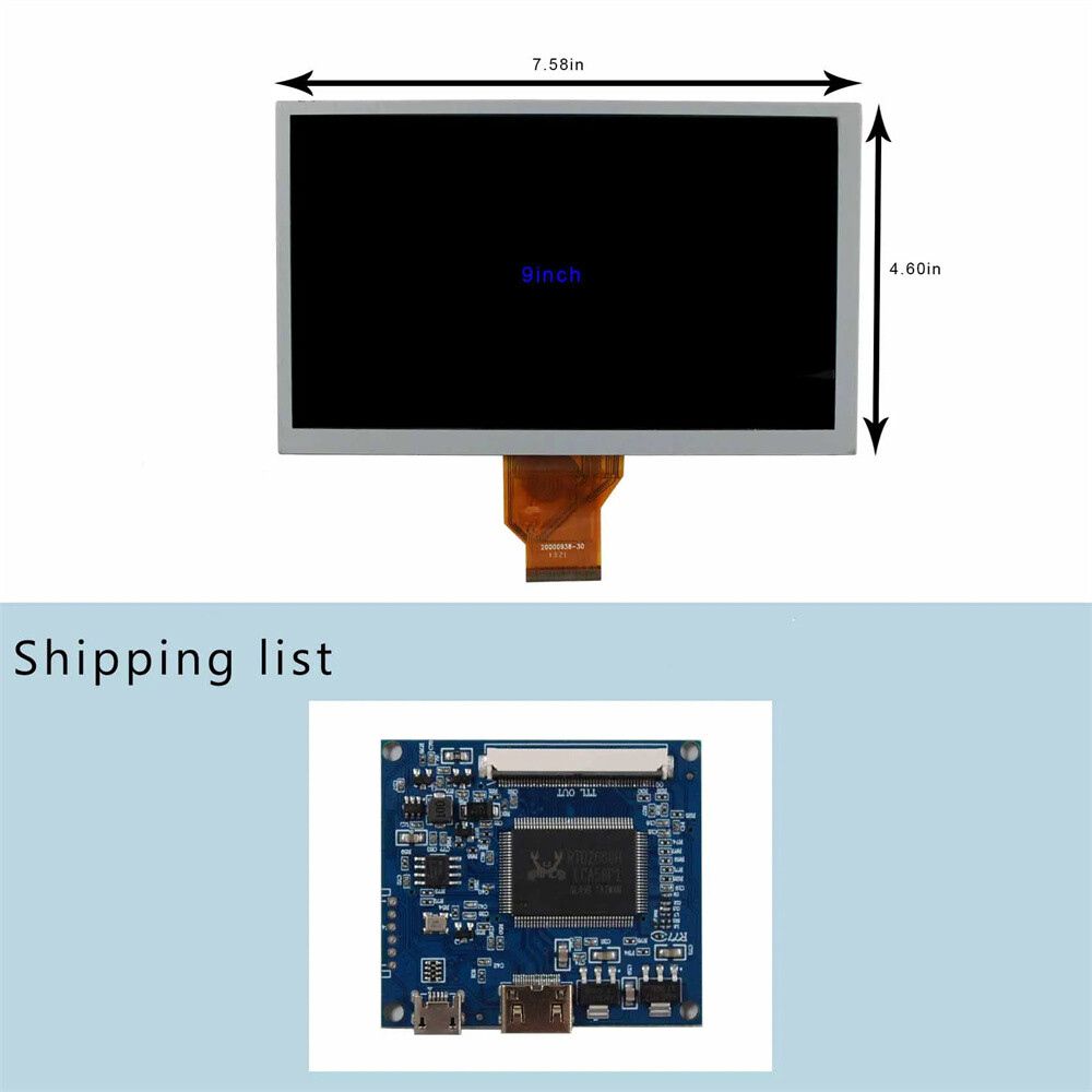 8" AT080TN64 800X480 LCD Screen and mini HD Controller Board