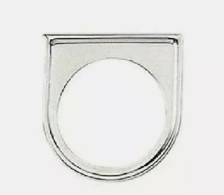 Equus 9821 2" Single Gauge Mounting Panel, Chrome