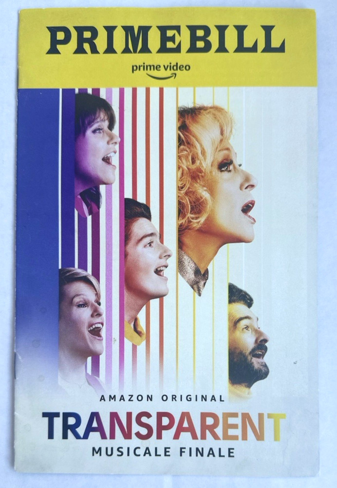 Transparent Finale Press Kit Signed Script + DVD + Playbill + Sheet Music