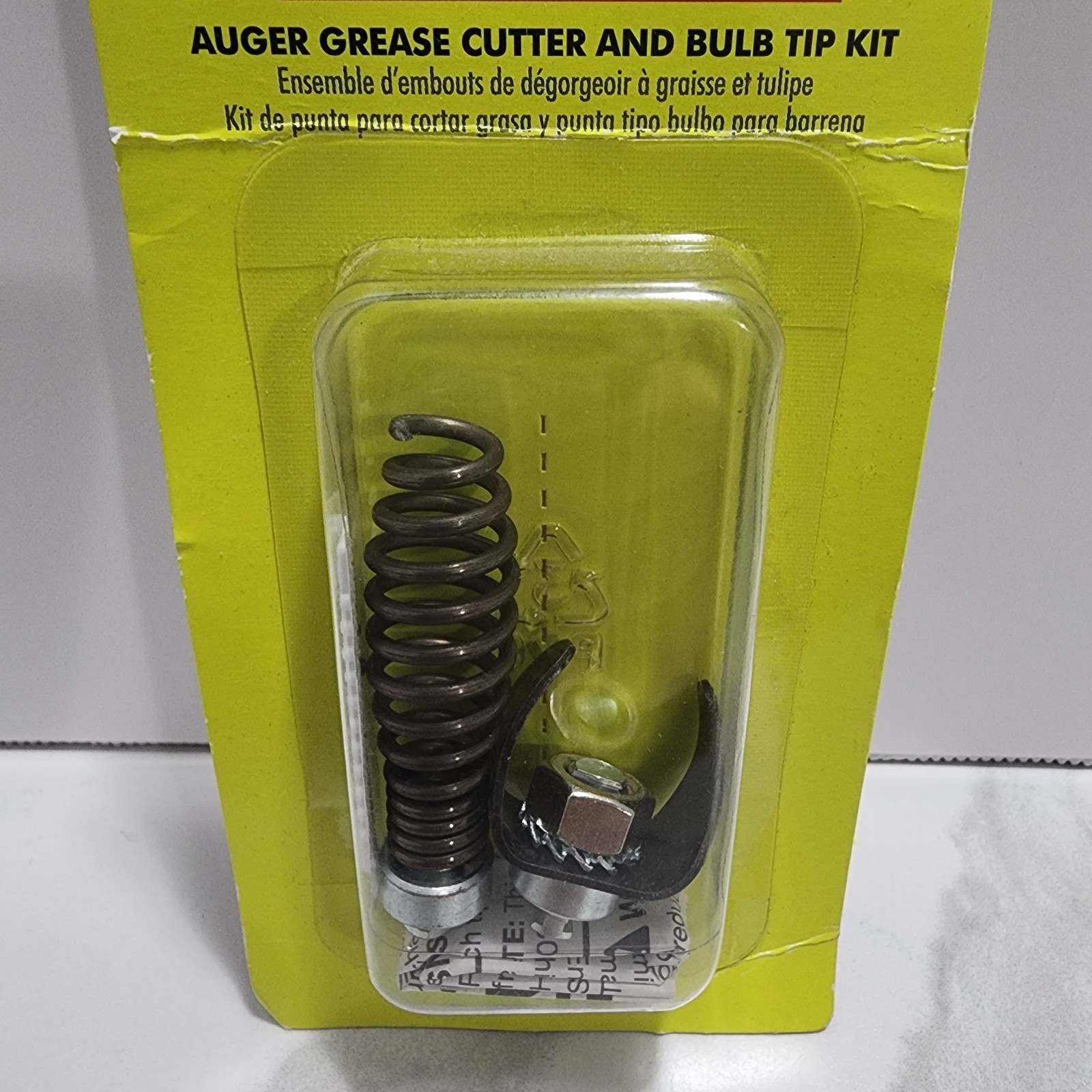 Ryobi A122KIT Auger Grease Cutter and Bulb Tip Kit for Drain Auger P4002 Models