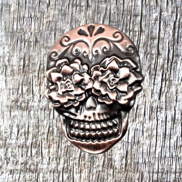 Motorcycle Concho Sugar Skull CON979-P