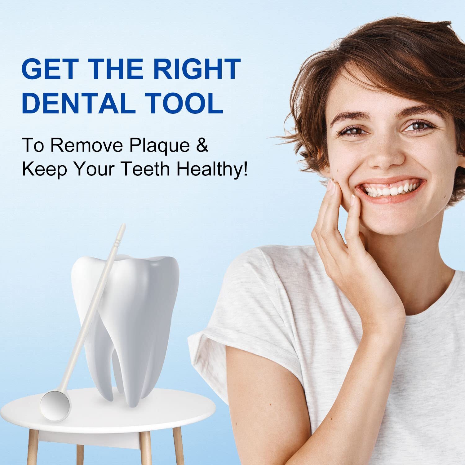 100pcs Disposable Dental Oral Exam Mouth Mirrors Anti Fog Teeth Exam Mirror