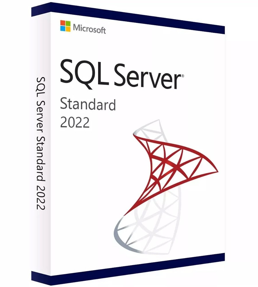 Microsoft SQL Server 2022 Standard with 2 Core License, unlimited User CALs