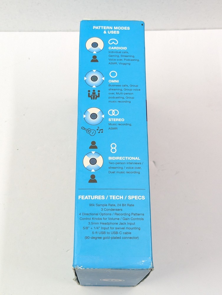 JLab EPIC JBUDS Talk USB Microphone - White