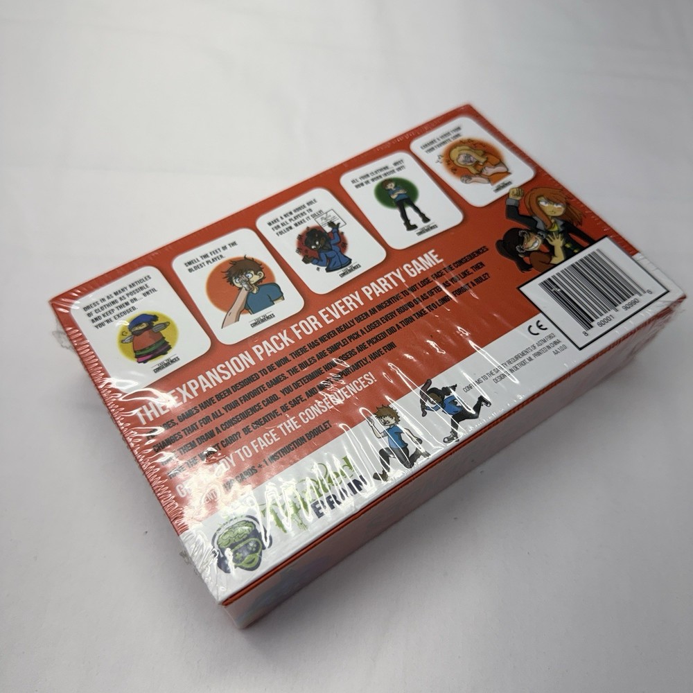 Face The Consequences Expansion Pack Ages 12+ New Sealed