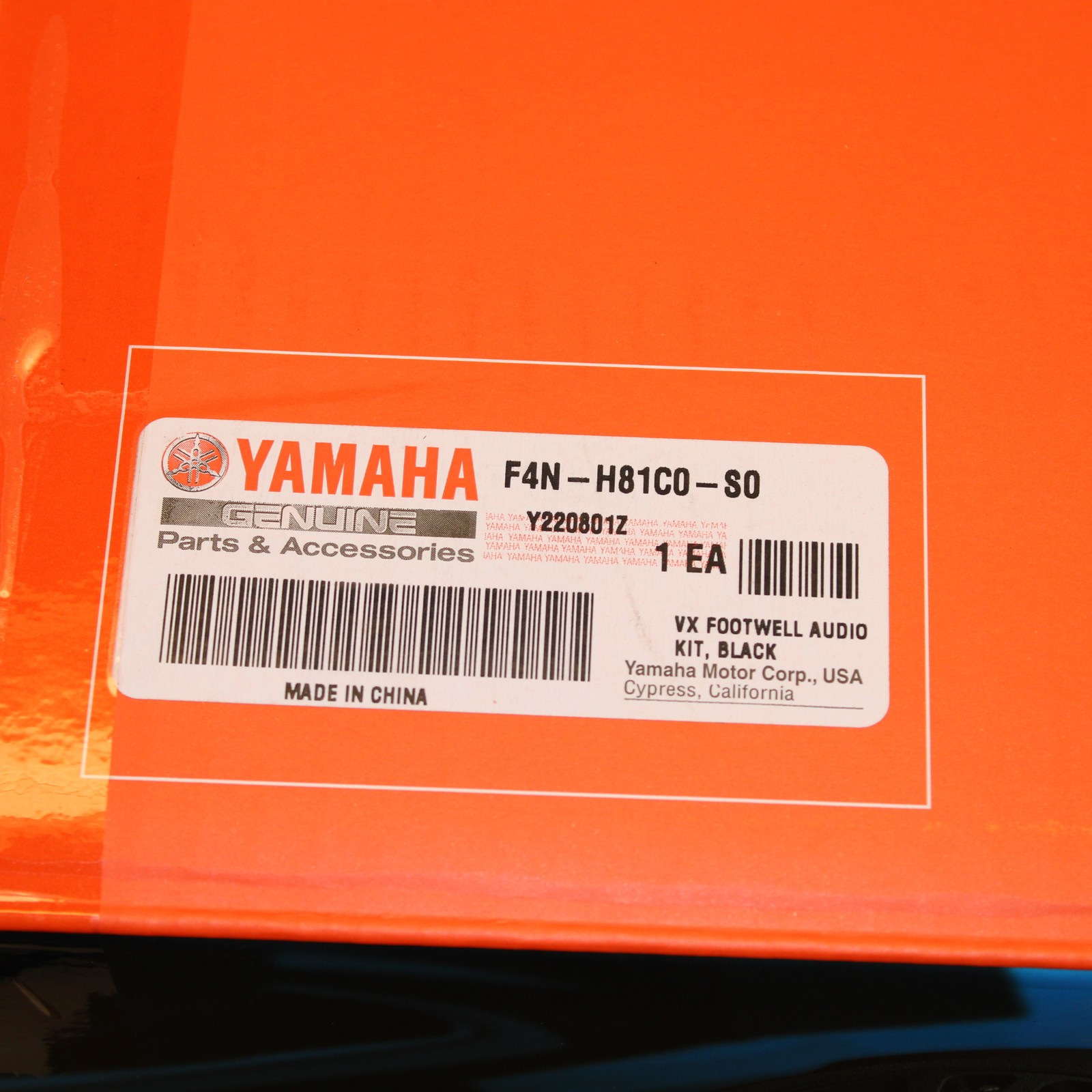 Yamaha 2021-2026 VX / GP Footwell Speakers BLACK EcoxGear Bluetooth Audio GP1800