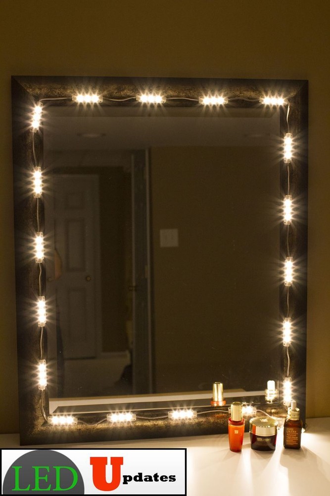 MAKEUP MIRROR LED LIGHT WARM WHITE FOR VANITY MIRROR + DIMMER & UL POWER