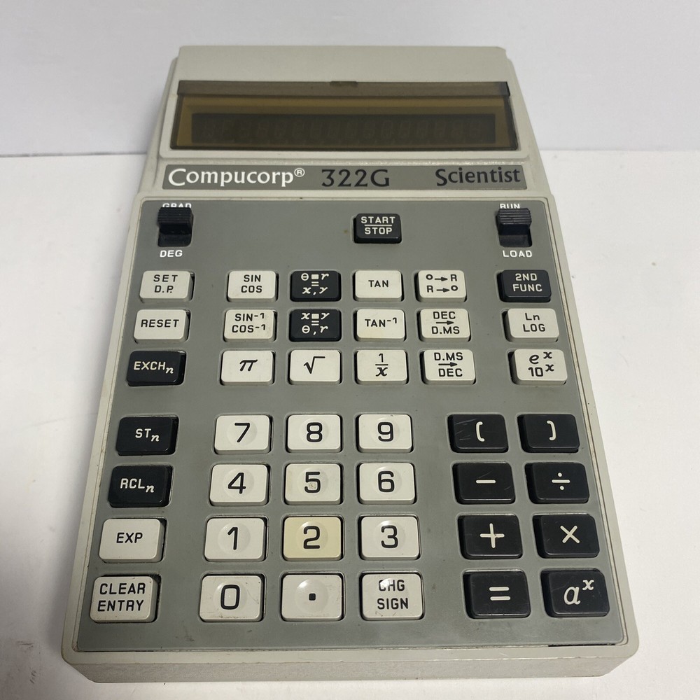 Compucorp 322G Scientist Computer - Calculator AS IS