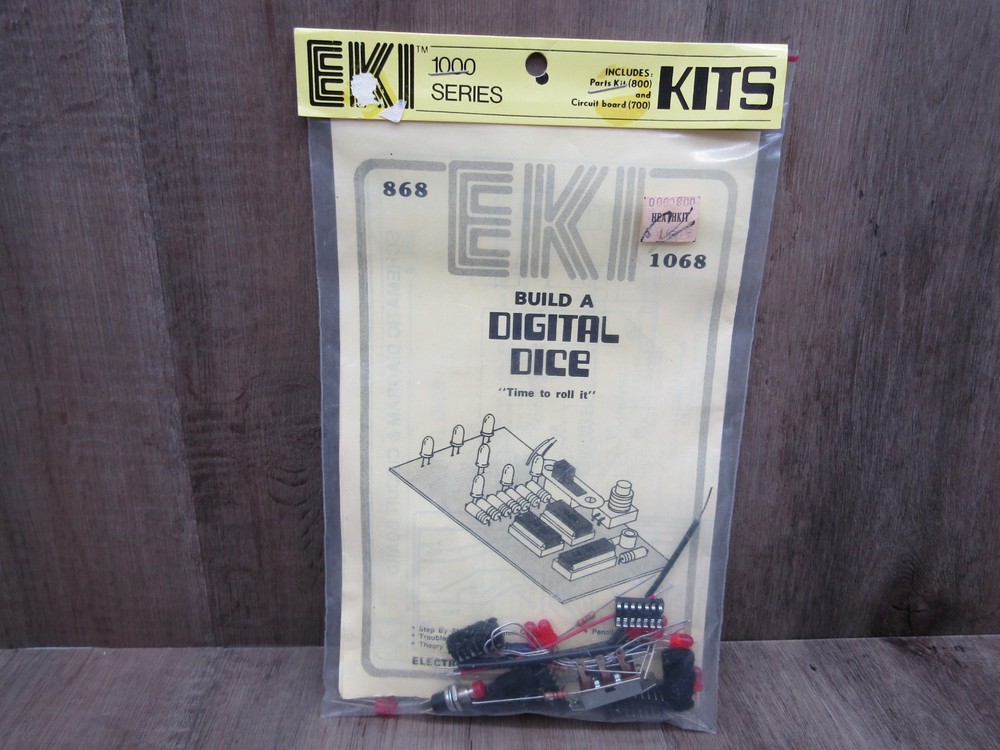 Eki/HEATHKIT STORE Project Kit -BUILD a DIGITAL DICE - NOS IN PACKAGE