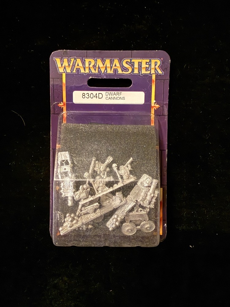Games Workshop Warmaster Dwarf Cannons Sealed Blister OOP
