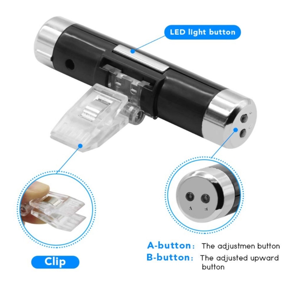 2 In 1 Electronic Clock Thermometer Portable Car Time Temperature Display Use