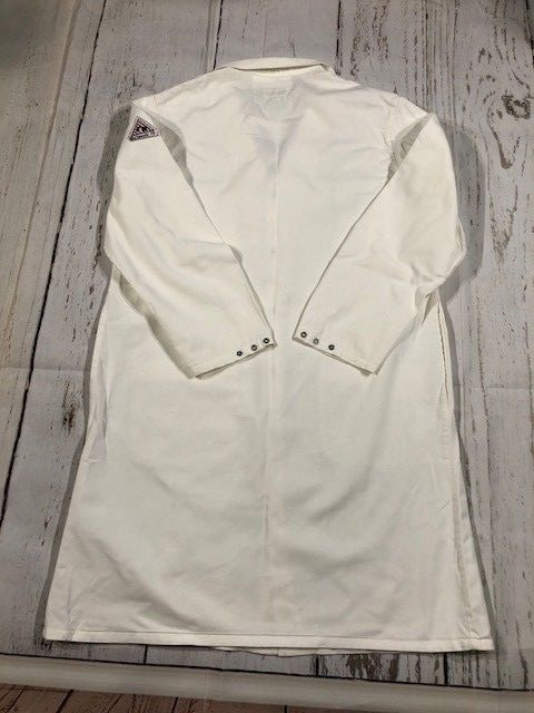 Bulwark Flame Resistant Lab Coat EXCEL-FR White ATPV 7,7 snap on closure