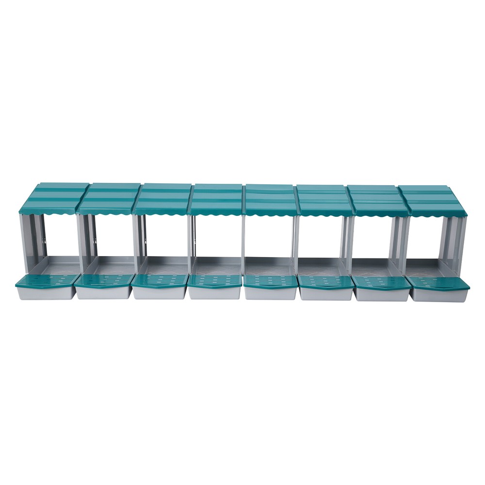 8-compartment Chicken Nesting Box Chicken Laying Boxes Hens Ducks Egg Collection