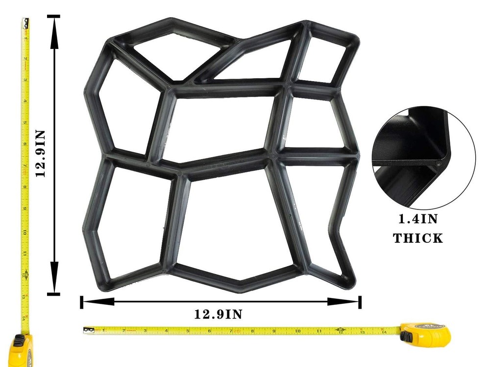 Walk Path Maker, Pathmate Stone Mold Paving Pavement Concrete Molds Stepping ...