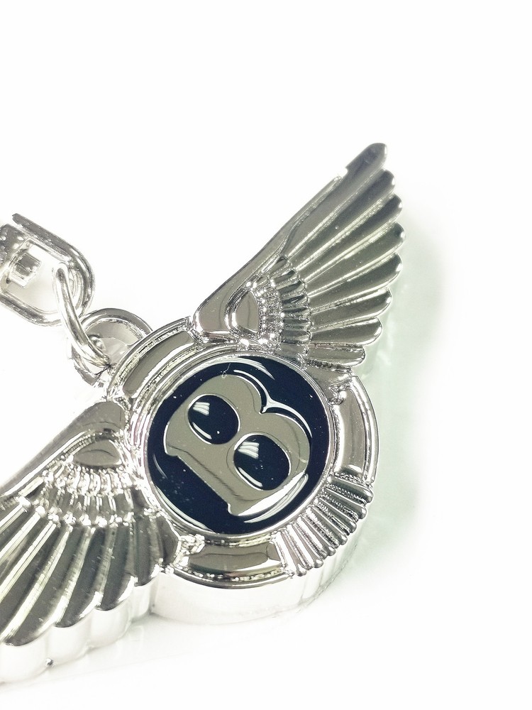 Bentley Black Logo Car Key Chain Key Ring Keychain