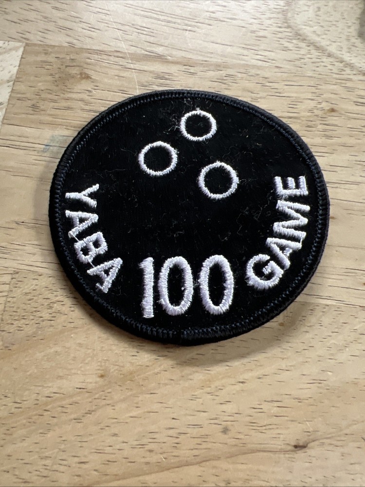 YABA 100 Game Bowling Ball 3" Embroidered Patch