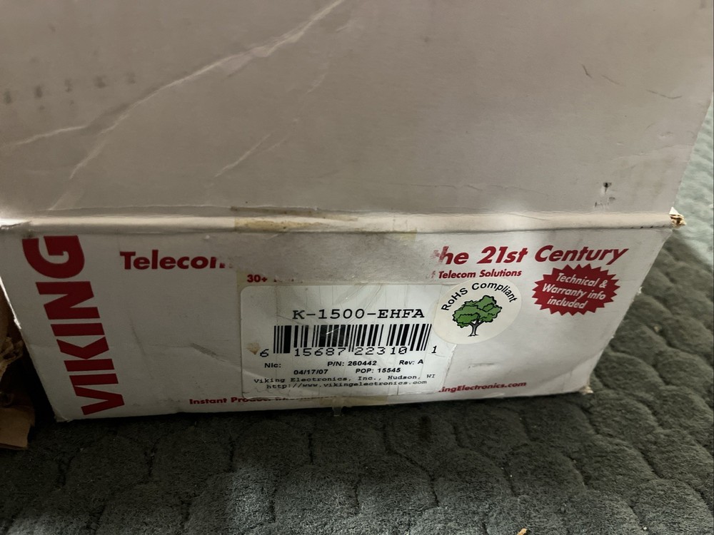 Viking electronics K-1500-EHFA Handsfree Elevator Phone