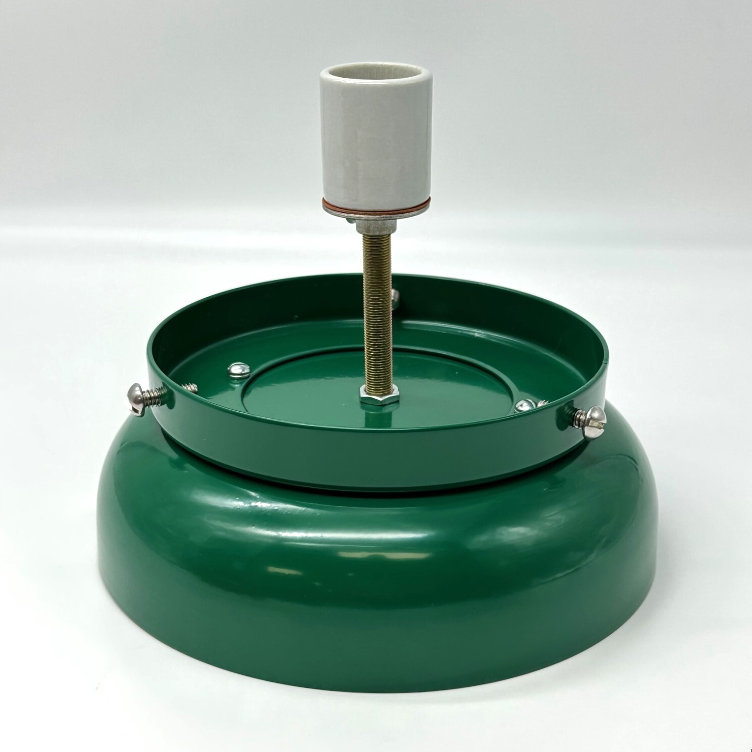 GAS PUMP GLOBE LAMP BASE - 6" BASE W MATCHING COLOR HOLDER - FREE SHIPPING!