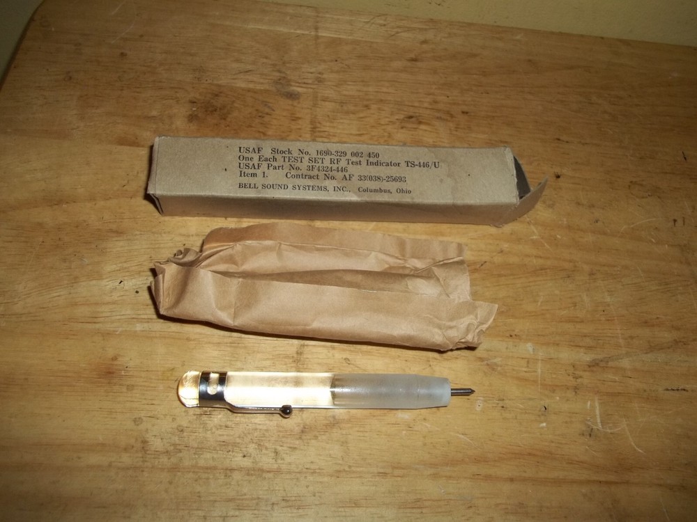 USAF Test set Rf Test Indicator TS-446/U  USAF Part No. 3F4324-446