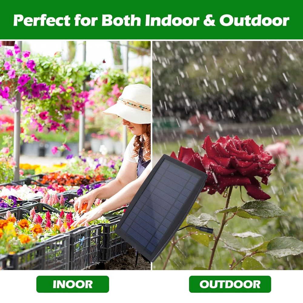 Solar Drip Irrigation Kit, Automatic Solar Drip Irrigation System for Plants