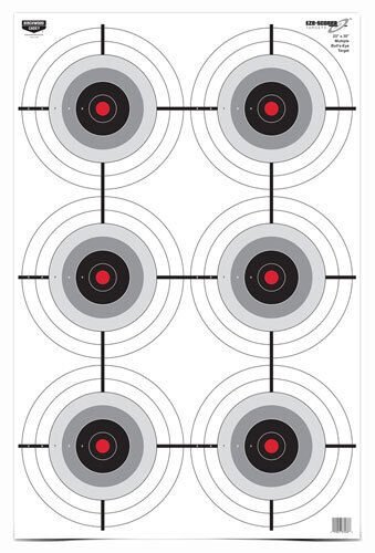 Birchwood Casey Eze Scorer Multiple Bulls Eye Plain Paper Targets BC37037