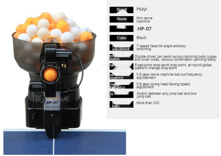 Multi-rotation multi-dropping ball machine Automatic table tennis ball machine