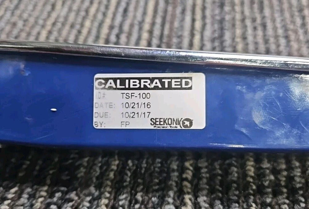 Seekonk TSF 100 Rigid Frame Dial Type Torque Wrench
