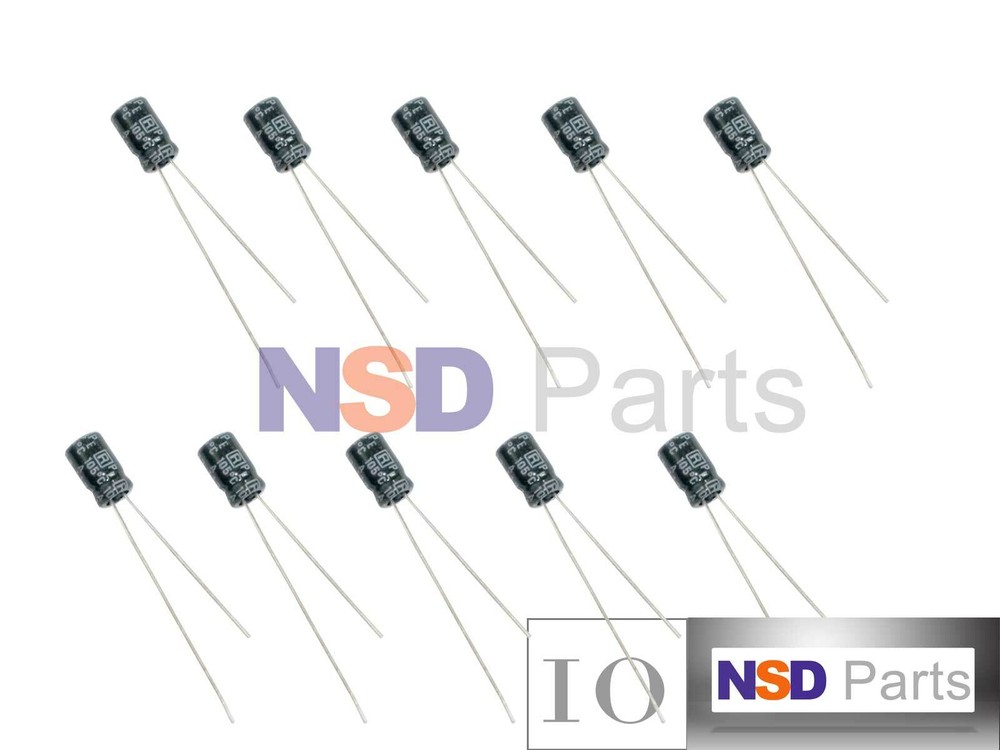 10 PK RUBYCON  ELECTROLYTIC CAPACITOR 1UF 50V RADIAL