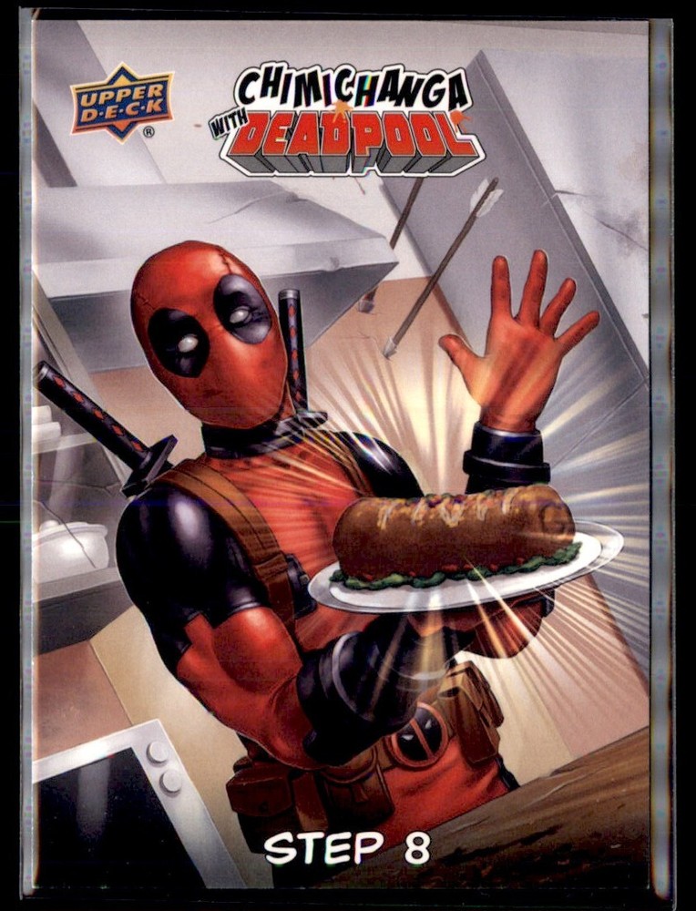 2019 Upper Deck Marvel Chimichangas with Deadpool Complete Set 8 Cards Inserts