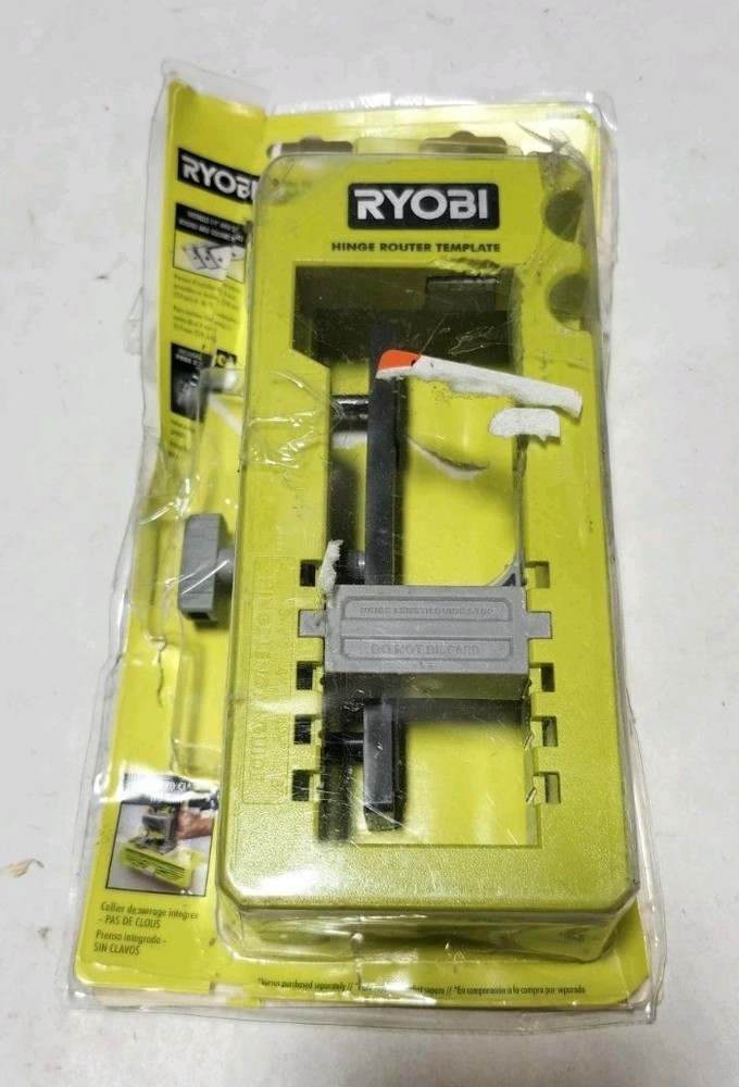 RYOBI Door Hinge Router Template & Door Latch Installation Kit Set Used