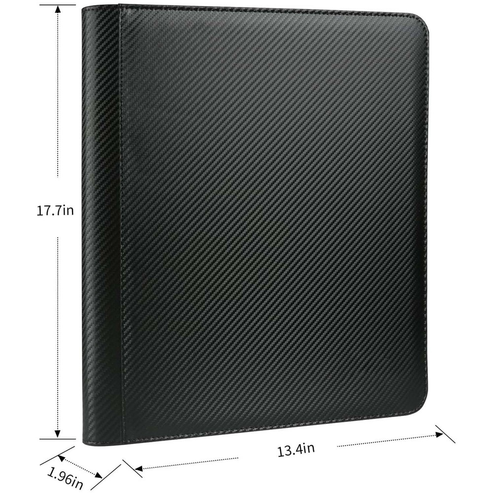 Premium Ringless Trading Card Binder - 1024 Capacity, 16 Side-Loading Pockets...