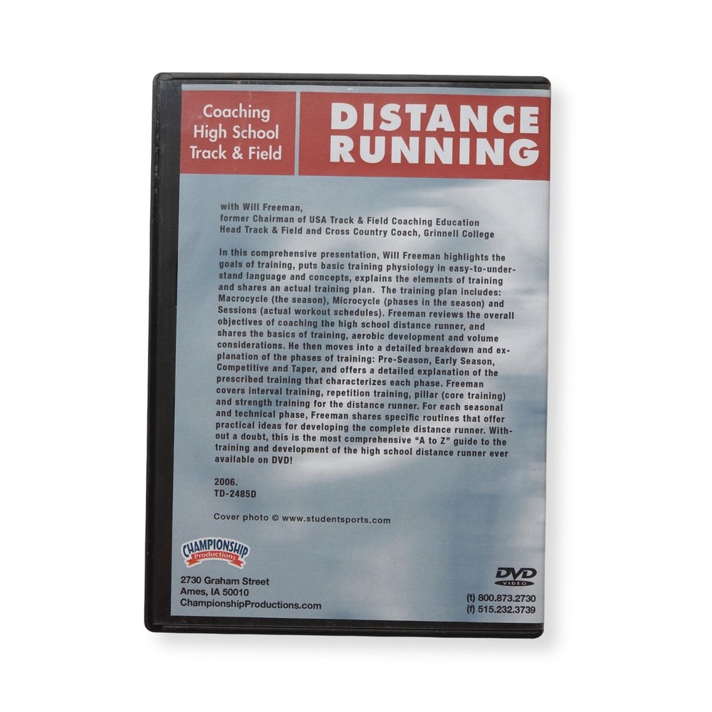 Coaching High School Track & Field Distance Running Will Freeman DVD