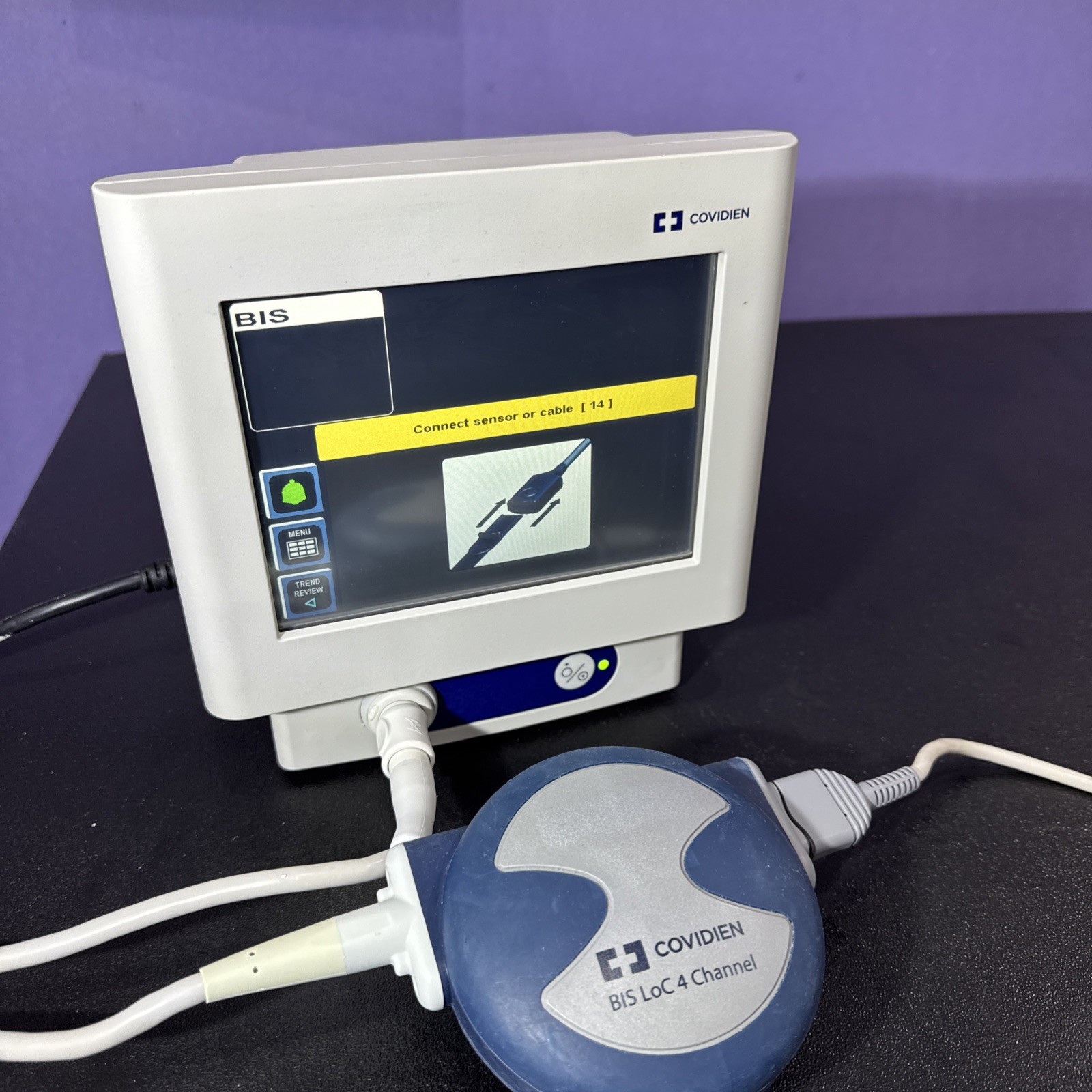 2020 Covidien BIS Monitoring System 185-0151 Bis Loc 4Ch Module Cable 39067